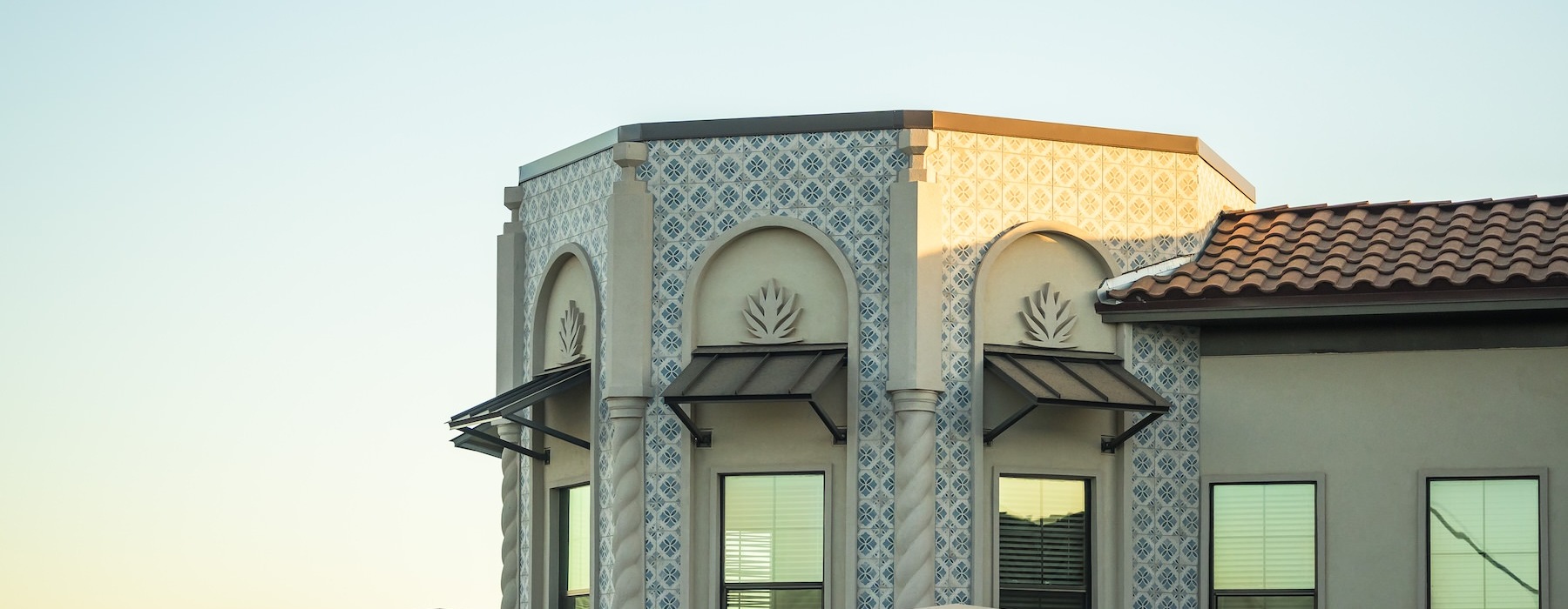 the top of a building